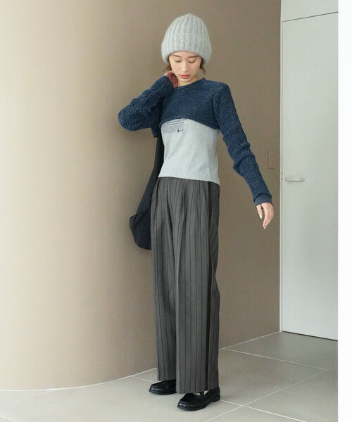 「SLOBE citron.」 パンツ 36 グレー レディース_画像7