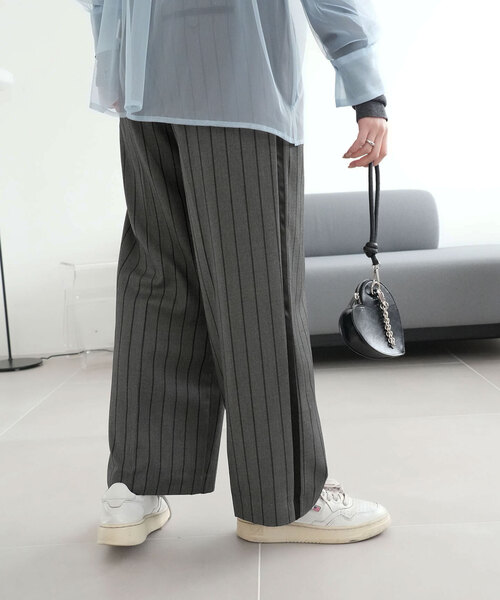 「SLOBE citron.」 パンツ 36 グレー レディース_画像8