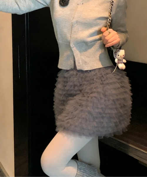 スカート チュールフリルミニスカート : ZOZOTOWN Yahoo!店 - 通販