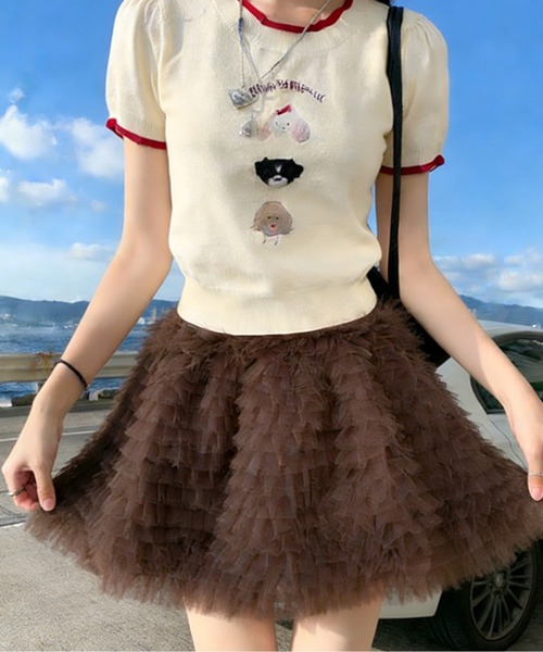 スカート チュールフリルミニスカート : ZOZOTOWN Yahoo!店 - 通販