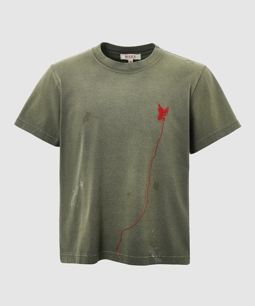 tシャツ WASTED RED ANGEL T-SHIRT メンズの画像