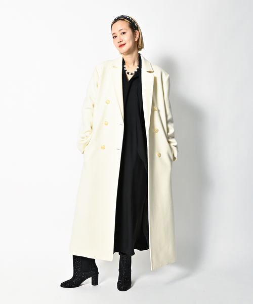 「CITYSHOP」 長袖ワンピース 36 ブラック レディース