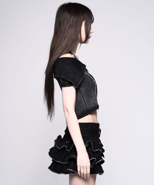 REFLEM（レフレム） パンツ 「REFLEM/レフレム」サイドZIPフリル