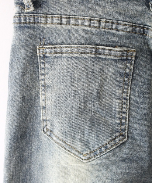 「SpRay」 デニムパンツ LARGE チャコールグレー レディース_画像6