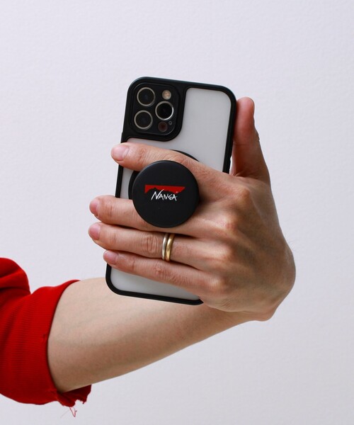 NANGA（ナンガ） 「NANGA×iFace」LOGO GRIP HOLDER : ZOZOTOWN Yahoo