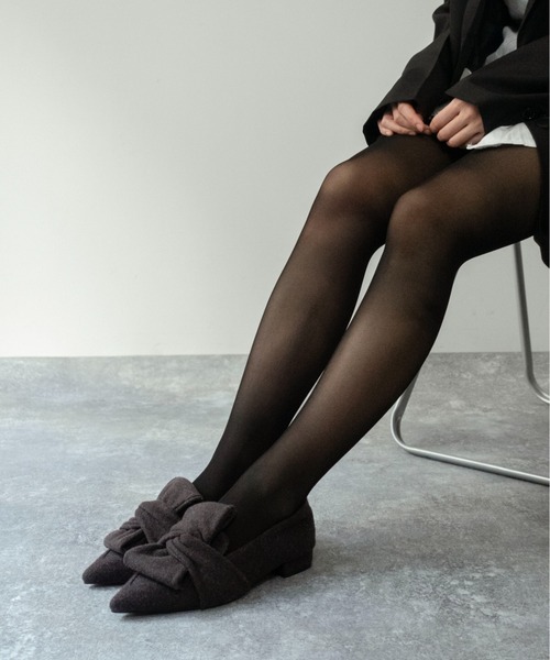 「on:nue」 シューズ 24.5cm アイボリー レディース_画像5