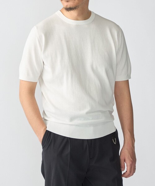 SHIPS（シップス） セーター ニット SHIPS:「接触冷感」 ICE COTTON
