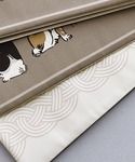 帯単品 小袋帯 ニコアンティーク 猫之図 レディースの詳細画像4