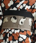 帯単品 小袋帯 ニコアンティーク 猫之図 レディースの詳細画像5