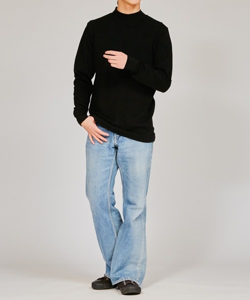 「HANES」 長袖ニット L ホワイト メンズ_画像6