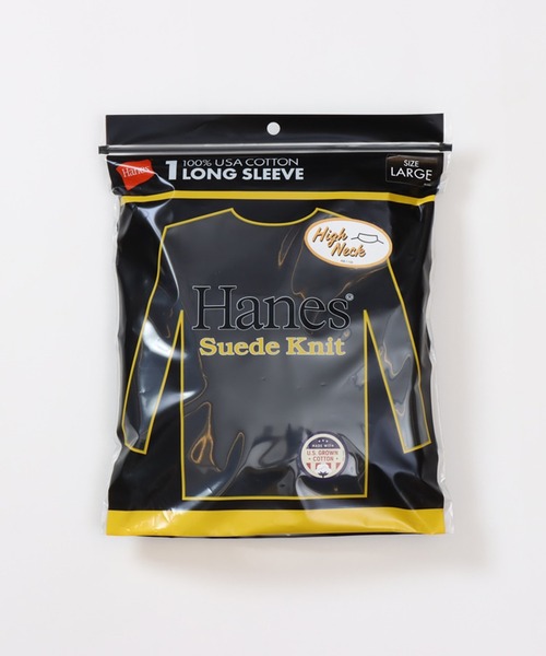 「HANES」 長袖ニット L ホワイト メンズ_画像9