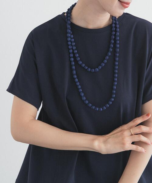 ネックレス シルクラップネックレス レディースの画像