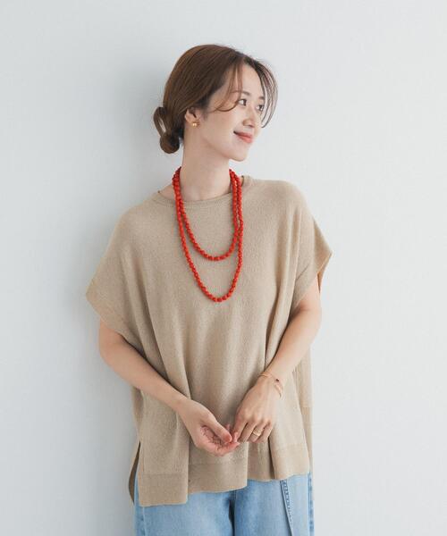 ネックレス シルクラップネックレス レディースの画像