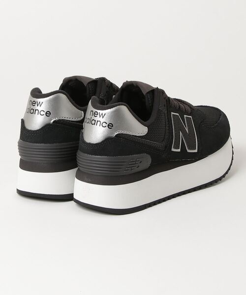 「New Balance」 ローカットスニーカー 24.5cm オフホワイト レディース_画像4