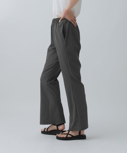 パンツ ストレッチスリットパンツ　646559 レディースの画像