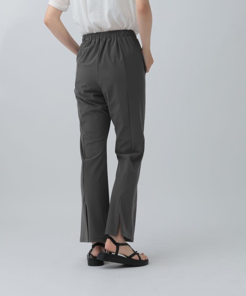 パンツ ストレッチスリットパンツ　646559 レディースの画像