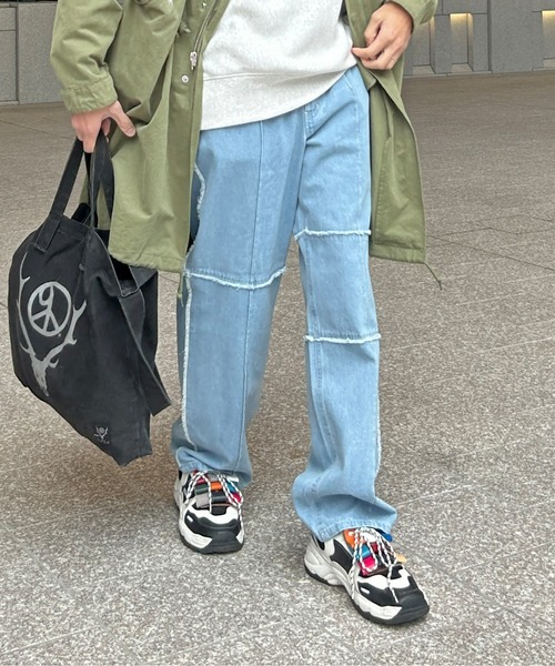 「CPCM」 デニムパンツ LARGE ネイビー メンズ_画像4