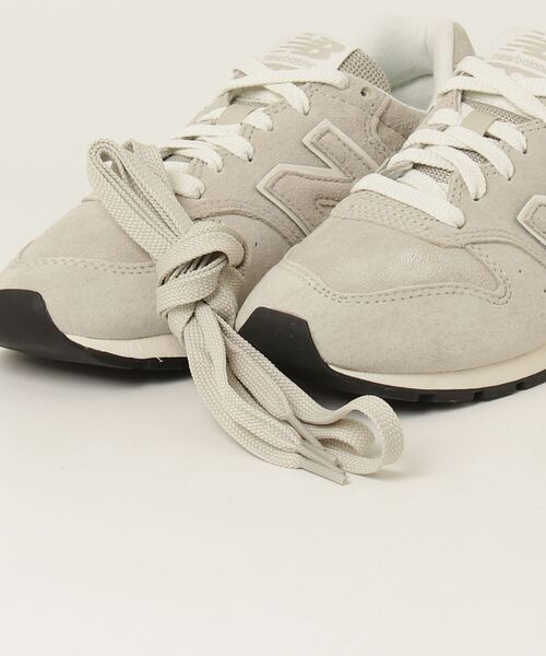 「New Balance」 ローカットスニーカー 24.0cm ブラック メンズ_画像6
