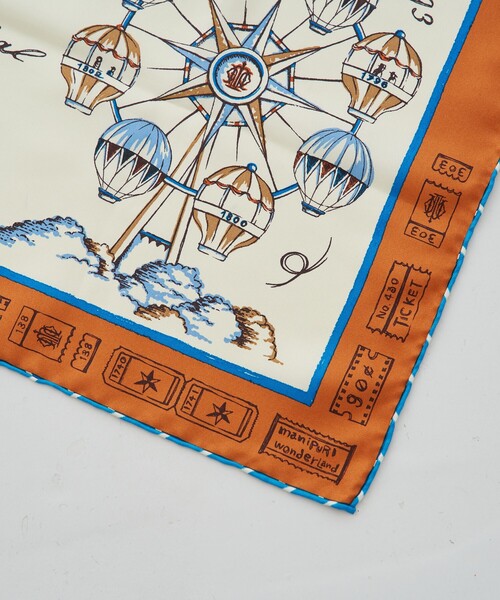 manipuri（マニプリ） スカーフ バンダナ 「manipuri/マニプリ」65×65