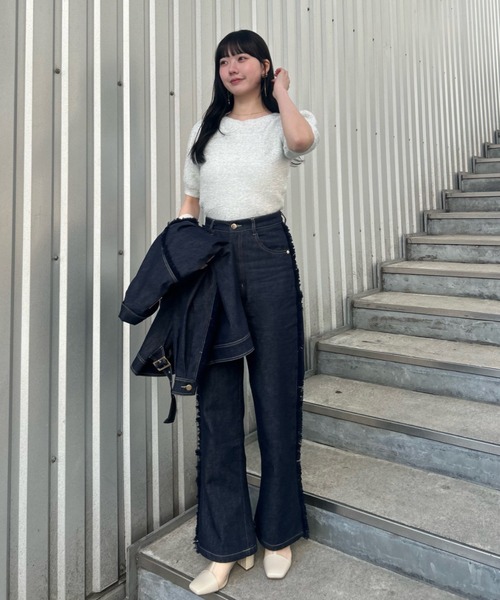 「mellowneon」 デニムパンツ MEDIUM ブルー レディース_画像8