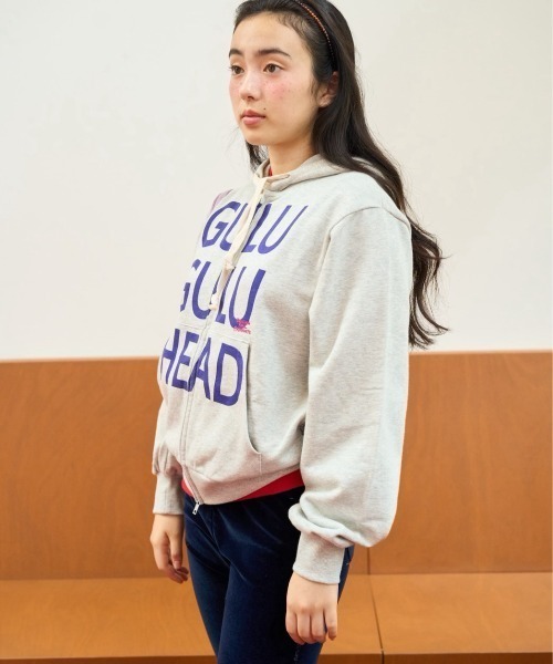 common gull products. パーカー 巡る言葉とジップフーディー 