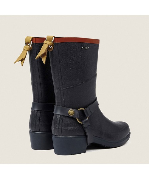 AIGLE ミスジュリー　ラバーブーツ　レインブーツ　黒 AIGLE レインシューズ レディース ミスジュリー ラバーブーツ