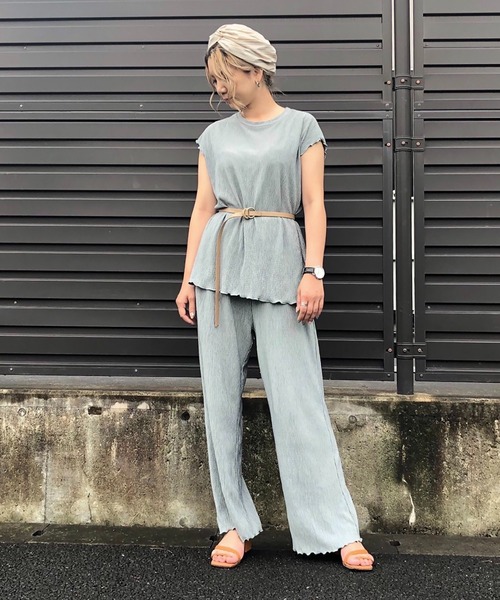 オールインワン ◇楊柳カットソーセットアップ|ZOZOTOWN |10