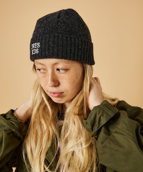SIIILON Sparkle knit cap シーロン　ニットキャップ DOWN ON THE CORNER ニット帽 ニットキャップ WOOL KNIT CAP ”JRYS KDS