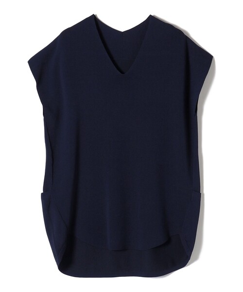 入手困難◆送料込【CHANEL】Vネック ショートスリーブ ニット SHIPS（シップス）の「*ZOZO限定*〈手洗い可能〉Vネックショート