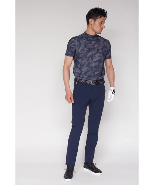 【ブラック】HIGH ST. GOLF∴ナイロンツイル2WAYストレッチスリムパンツ <AdE> HIGH STREET（ハイストリート） パンツ HIGH ST. GOLF∴ナイロンツイル