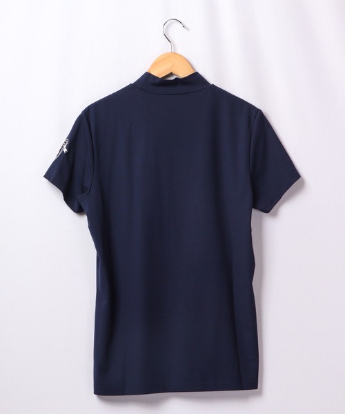tシャツ GENERATION LINE ワッペン半袖モックネック レディース FUNALIVE tシャツ GENERATION LINE ワッペン半袖モックネック