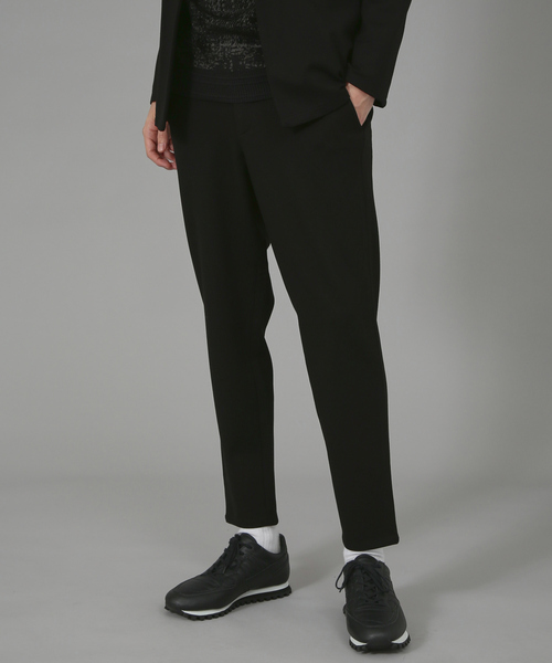【極美品】entre amis テーパード ウール スラックス パンツ 33 ウールミックスベルテッドスラックス(パンツ)｜LOVELESS
