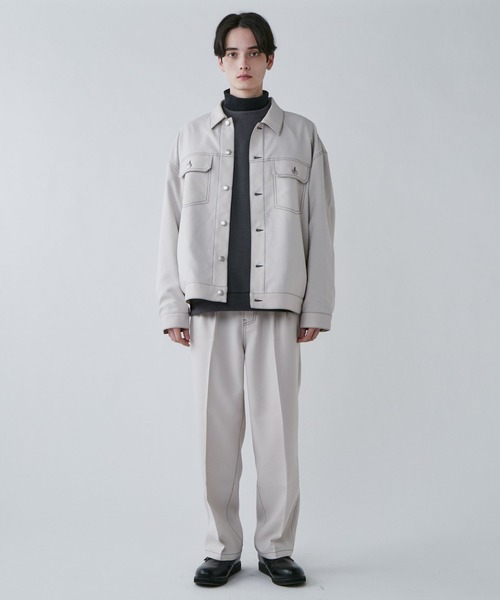 LUCY（ルーシー） シャツ LUCY/イージーケア トラッカーBIGジャケット