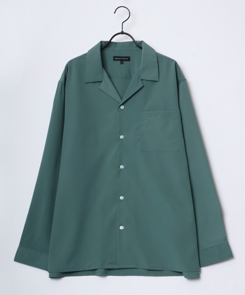Lazar シャツ Oversize Drape Open Collar Shirt/オーバーサイズ