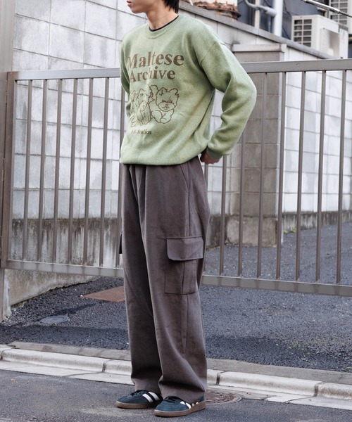 ニット・セーター Wai Kei Multi stripe see-through knit 4BKH082 Wai Kei Multi stripe see-through knit 4BKH082 (Wai Kei
