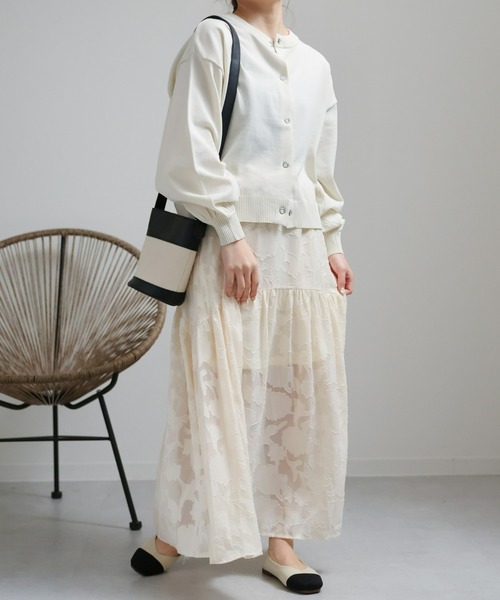 greed internationalフラワージャガードスカート2色セットS Shiny Flower Jacquard Skirt｜Greed International Official Online Shop