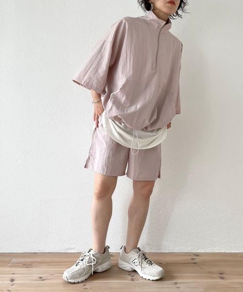 wee9s（ウィークス） セットアップ 「2点SET」half zip nylon set up