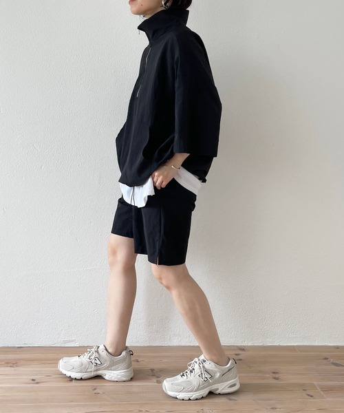 wee9s（ウィークス） セットアップ 「2点SET」half zip nylon set up