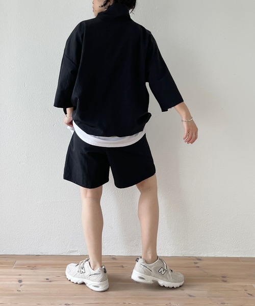 wee9s（ウィークス） セットアップ 「2点SET」half zip nylon set up