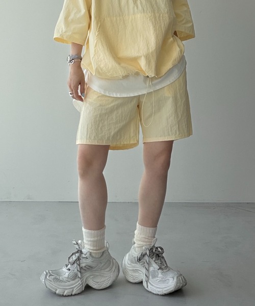 wee9s（ウィークス） セットアップ 「2点SET」half zip nylon set up