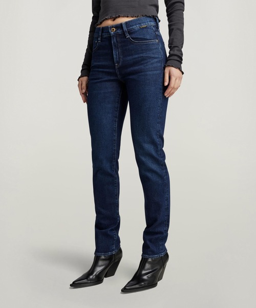 G-STAR RAW ストレートデニム 脚長効果 ローウエスト スリムフィット G-STAR RAW ジーンズ デニム デニムパンツ MOTO 3D SLIM JEANS