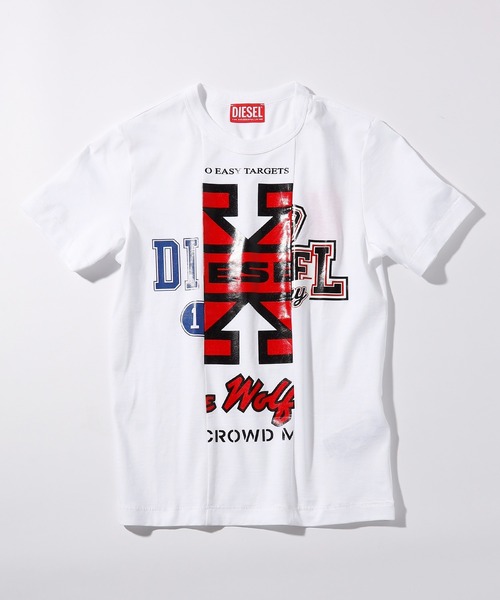 tシャツ Tシャツ キッズ DIESEL（ディーゼル）Kids ＆ Junior ブランドロゴ半袖Tシャツカットソー｜zozo