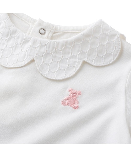MIKI HOUSE（ミキハウス） tシャツ 白襟長袖Tシャツ キッズ 子供服