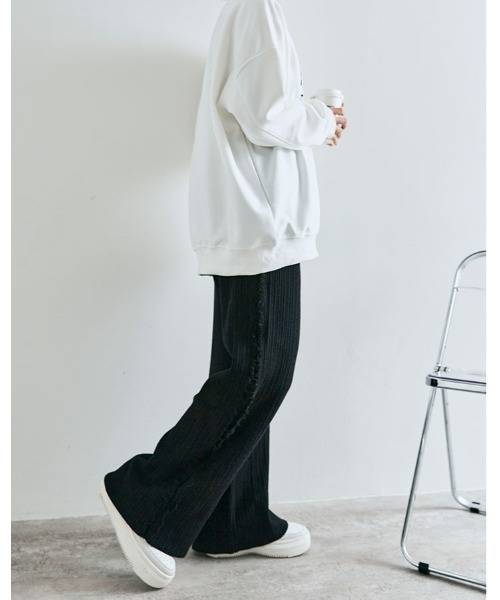 ニットパンツお値下げ パンツ 「25AWの新色、新サイズ登場!」トレンドの長め丈で垢抜け