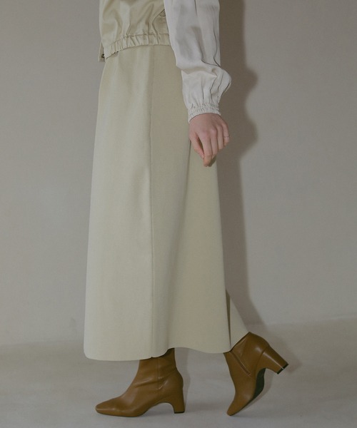 MANOF（マノフ） スカート WAIST TUCK KNIT SKIRT : ZOZOTOWN Yahoo!店