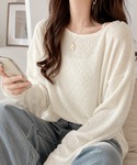 tシャツ 大人の上品シルエット。シャーリング長...の詳細画像5