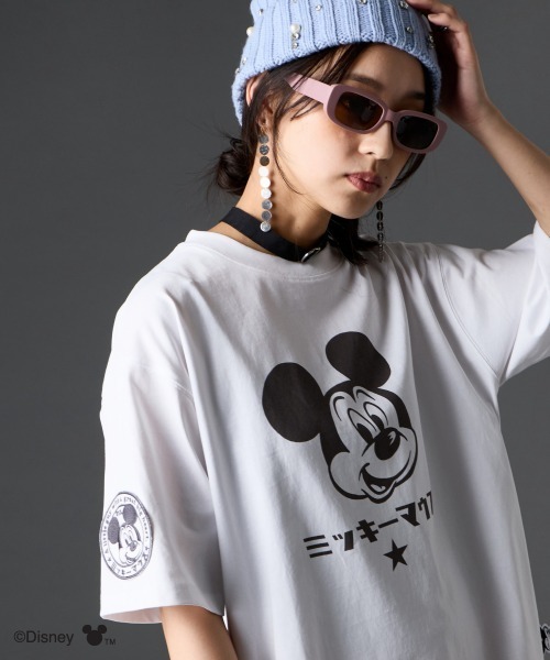 Disney（ディズニー） tシャツ ミッキーマウス/綿100％フェイス