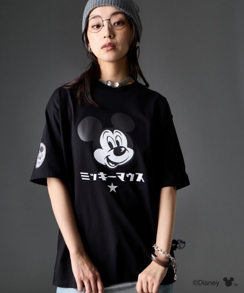 Disney（ディズニー） tシャツ ミッキーマウス/綿100％フェイス