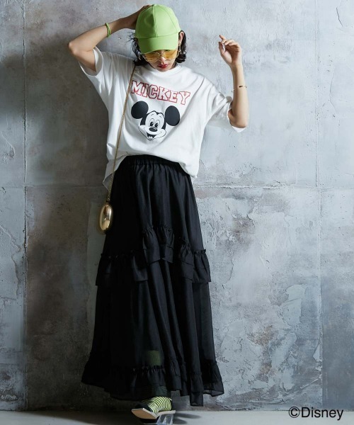 Disney tシャツ ディズニー ミッキーマウス/綿100％フェイス