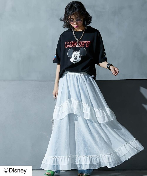 Disney tシャツ ディズニー ミッキーマウス/綿100％フェイス